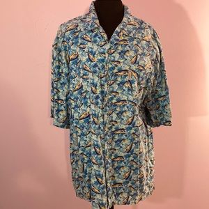 Columbia Hawaiian Shirt
